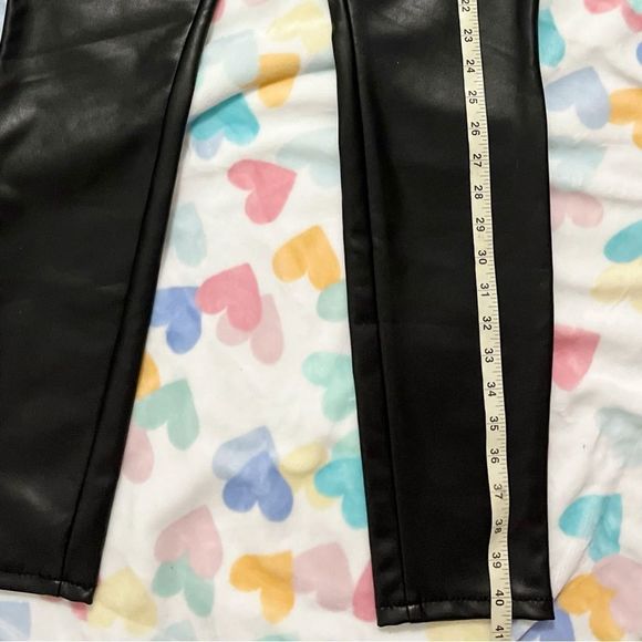 MOTHER The Super Swooner Faux Leather Skinny Pants Size 30 - Picture 11 of 16